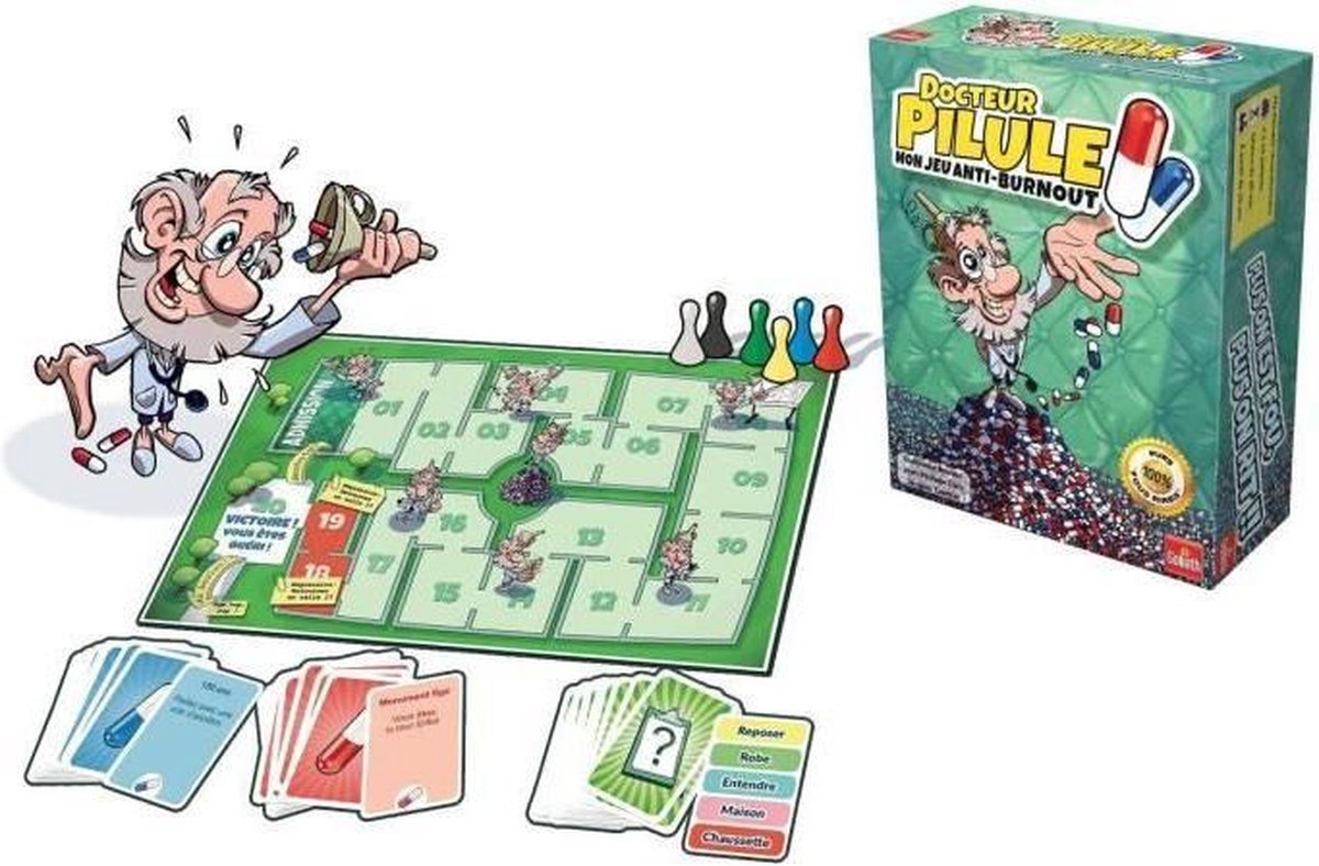 Goliath Gezelschapsspel Docteur Pilule Groen 228-delig (fr)