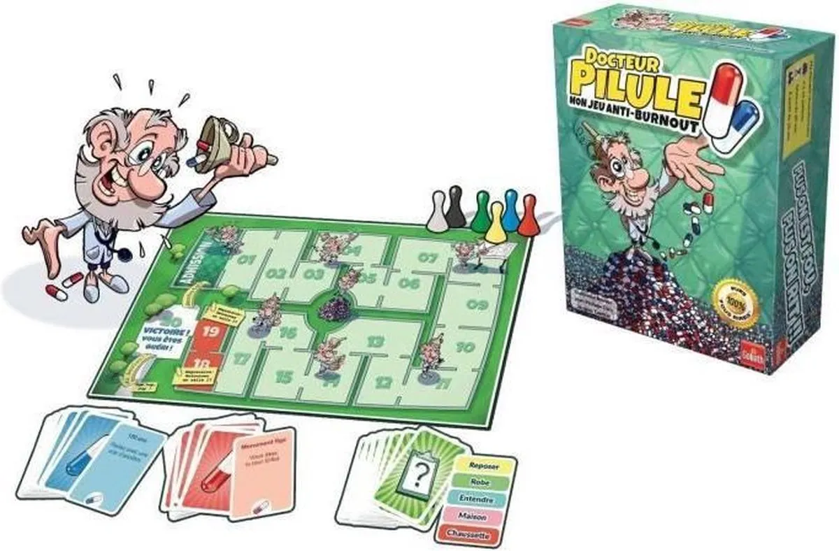 Goliath Docteur Pilule Gezelschapsspel 228-delig - 4-10 Spelers