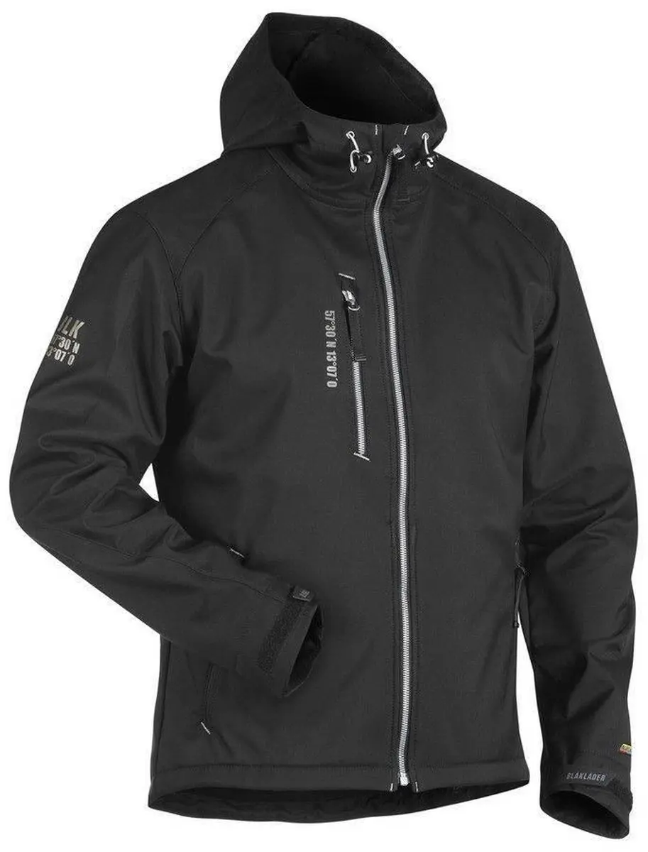 Blåkläder Softshell Jack 4949-2517 - M - Zwart/Zilver
