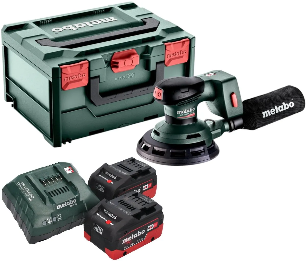 Metabo SXA 18 LTX 150 BL Accuschuurmachine