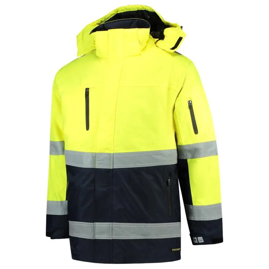 Tricorp Parka Werkjas 403004 - Fluor Geel/Navy 7XL