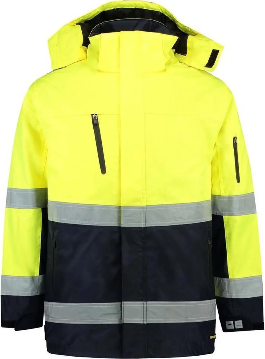 Tricorp Parka Werkjas 403004 - Fluor Geel/Navy 7XL