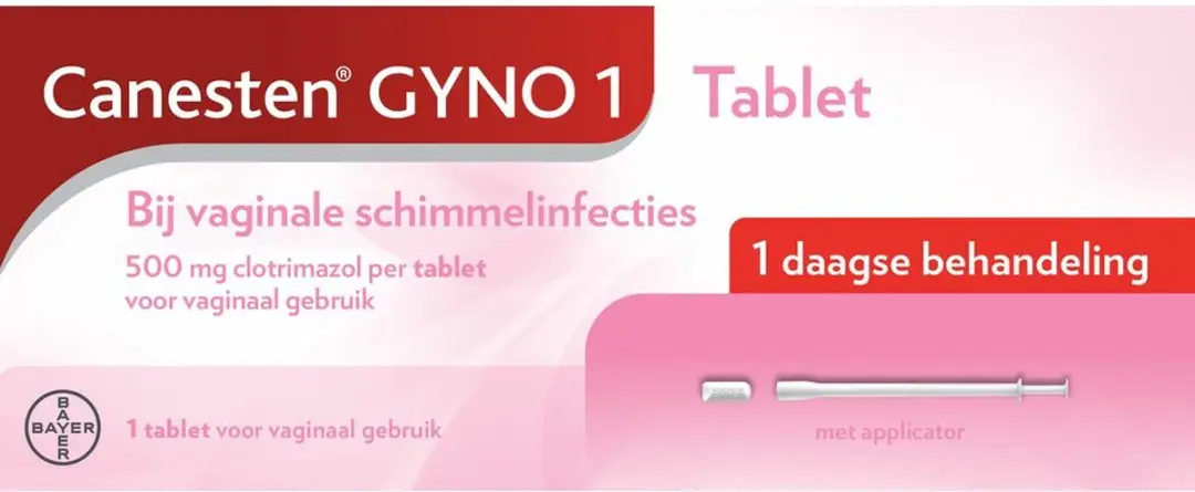 Canesten Gyno Tablet 1-daagse Behandeling 500mg Clotrimazol