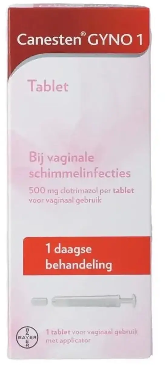 Canesten Gyno Tablet 1-daagse Behandeling 500mg Clotrimazol