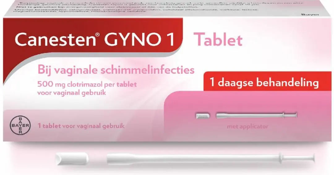 Canesten Gyno Tablet 1-daagse Behandeling 500mg Clotrimazol