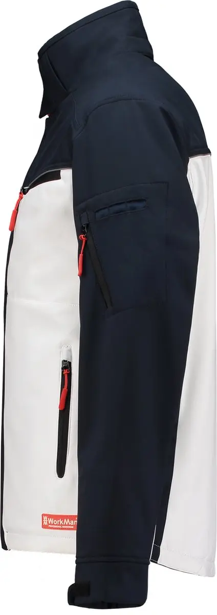 Workman Winter Softshell Jack 2511 - 2XL - Navy/Wit