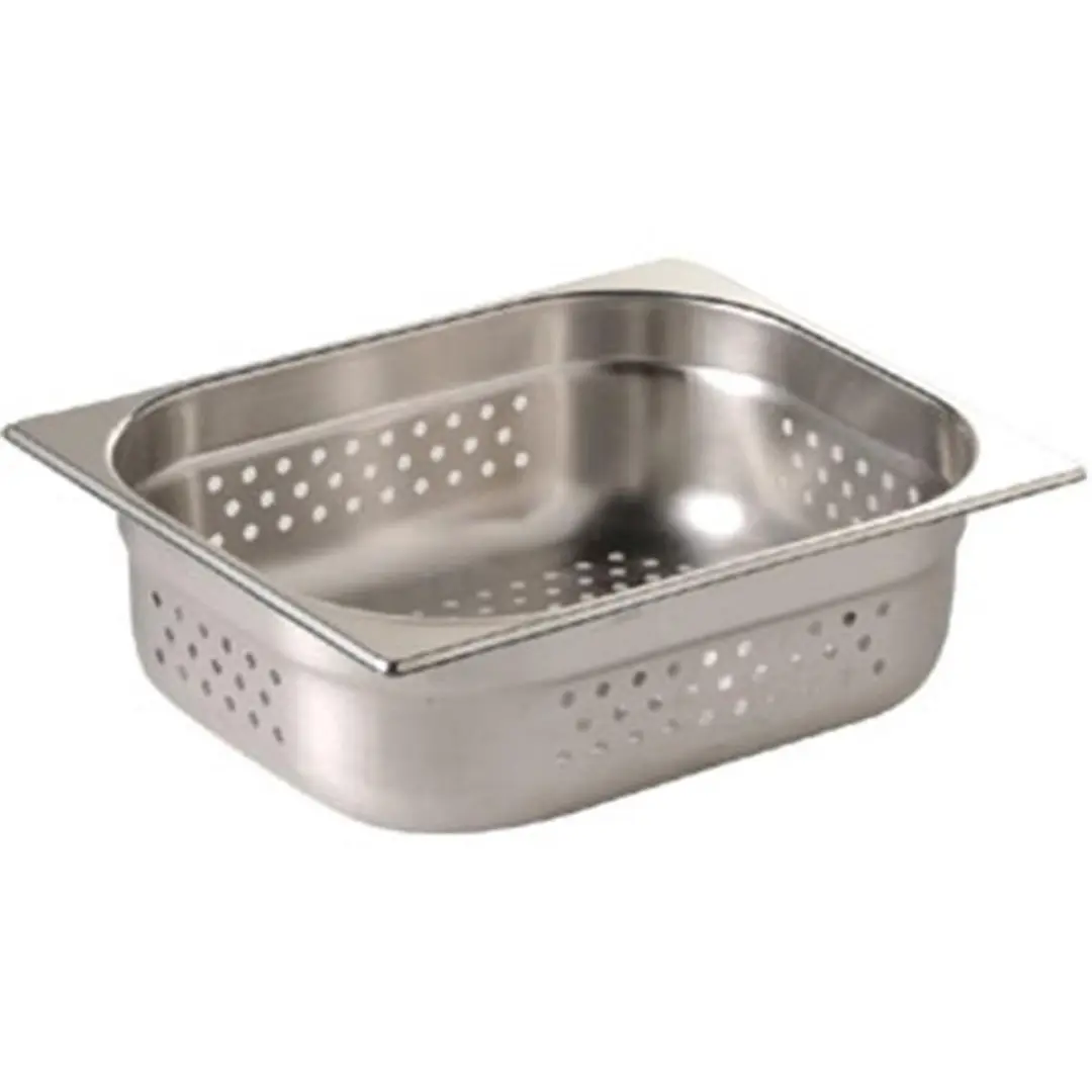 Vogue K846 Geperforeerde RVS GN1/2 Bak 150mm - Zilver