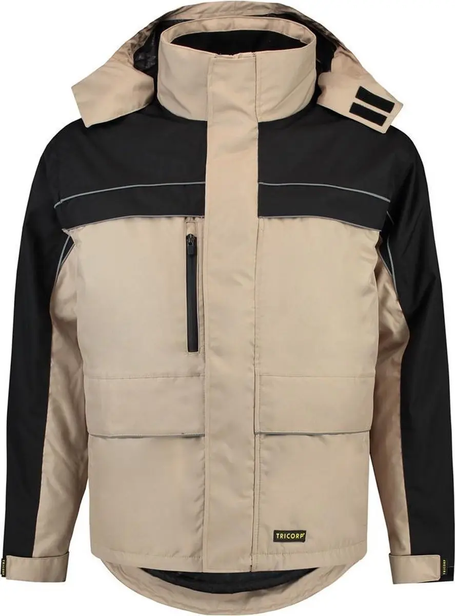 Tricorp Parka Cordura 402003 - XXL - Khaki/Zwart