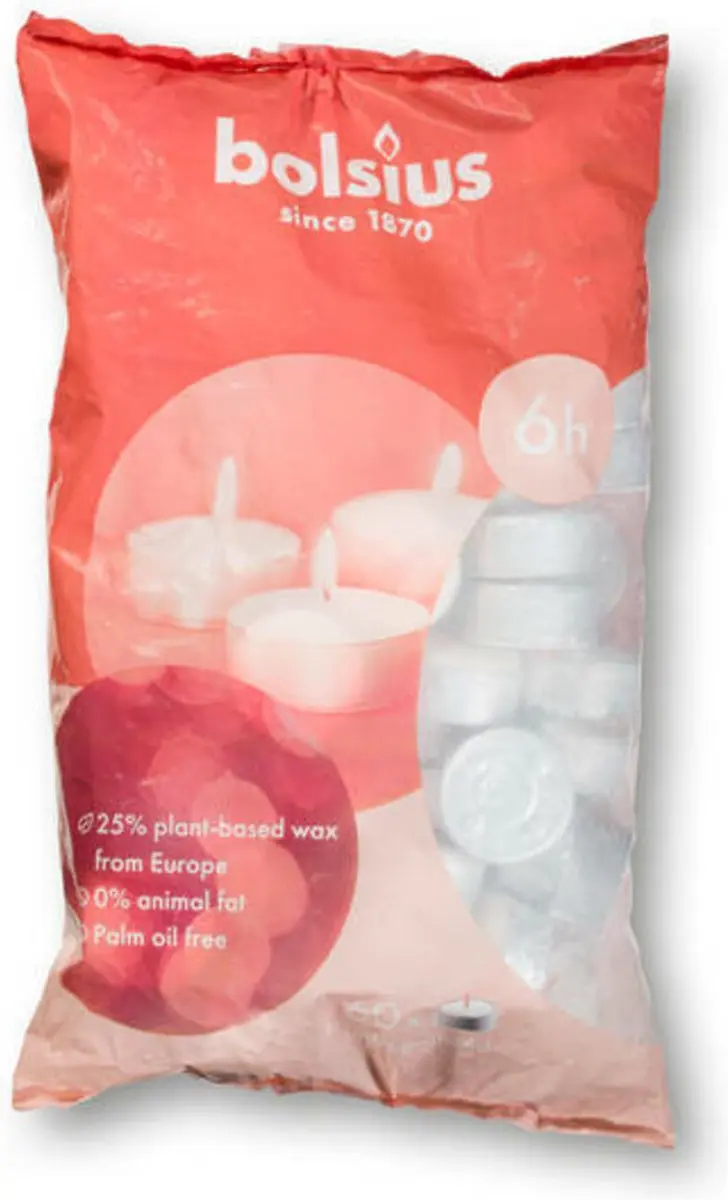 Bolsius Theelicht d-light 6u