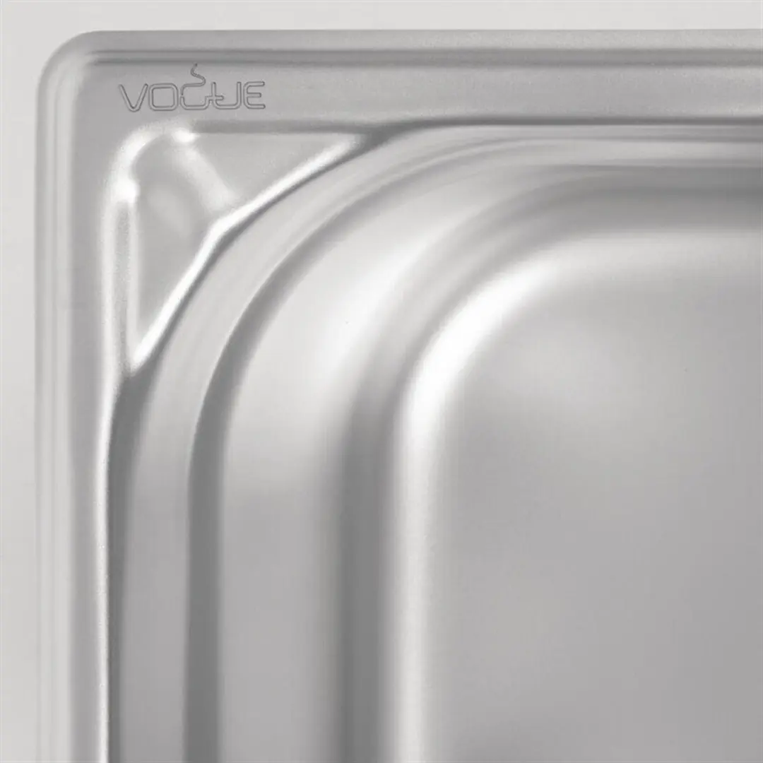 Vogue RVS GN 1/6 Bak 150mm - Grijs