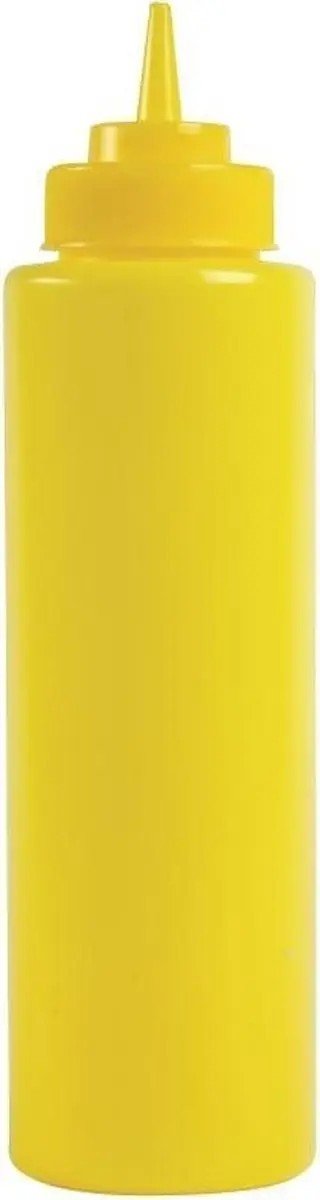 Vogue Sausfles Knijpfles 68cl - Geel