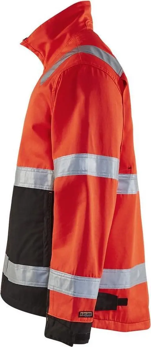 Blåkläder High Vis Jas Klasse 3 XXL - Rood/Zwart