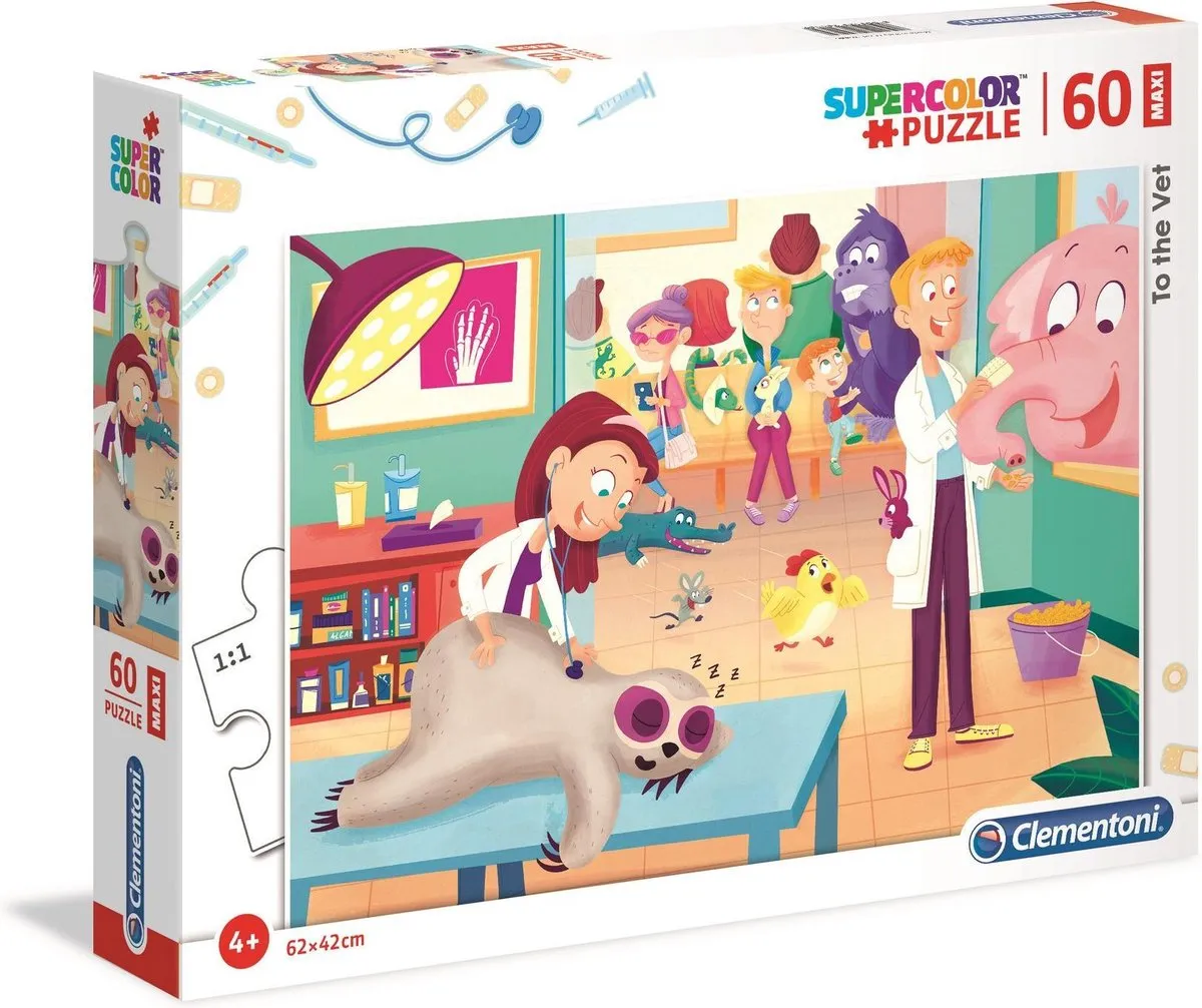Clementoni To The Vet Legpuzzel 75 Stukjes - Multicolor