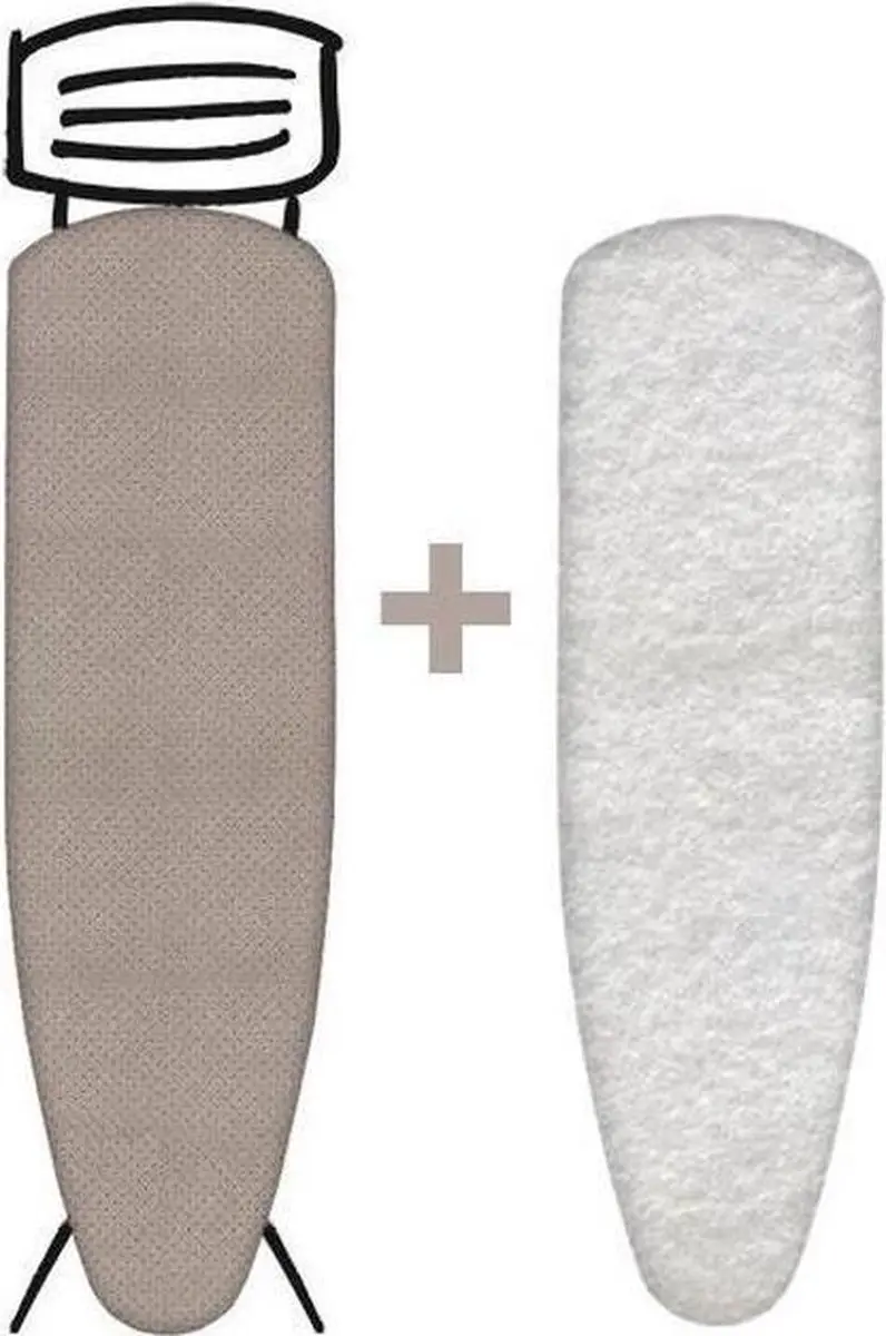 Tomado Paddy Molton Onderlegger 140x50cm - Wit