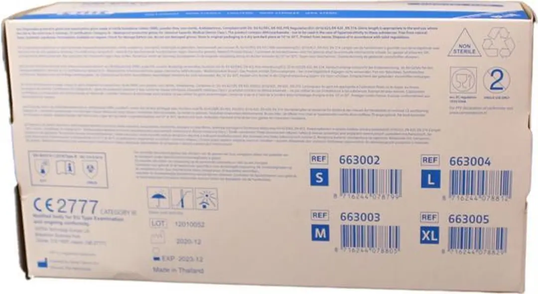 CMT Nitril Handschoenen M - Blauw - 100 Stuks