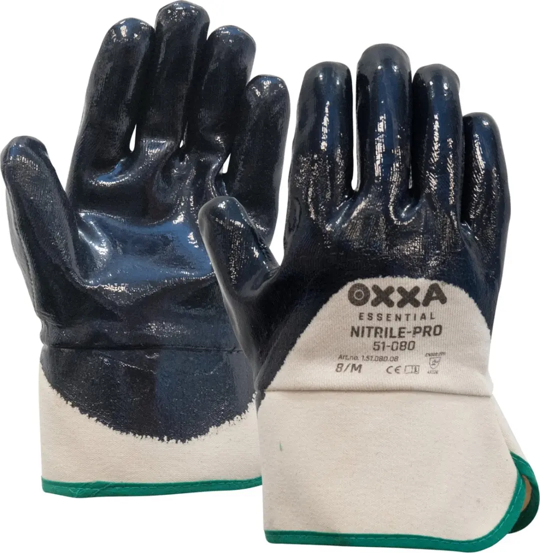 Oxxa X-Nitrile-Pro 15108010 Handschoenen - 12 Stuks XL - Zwart