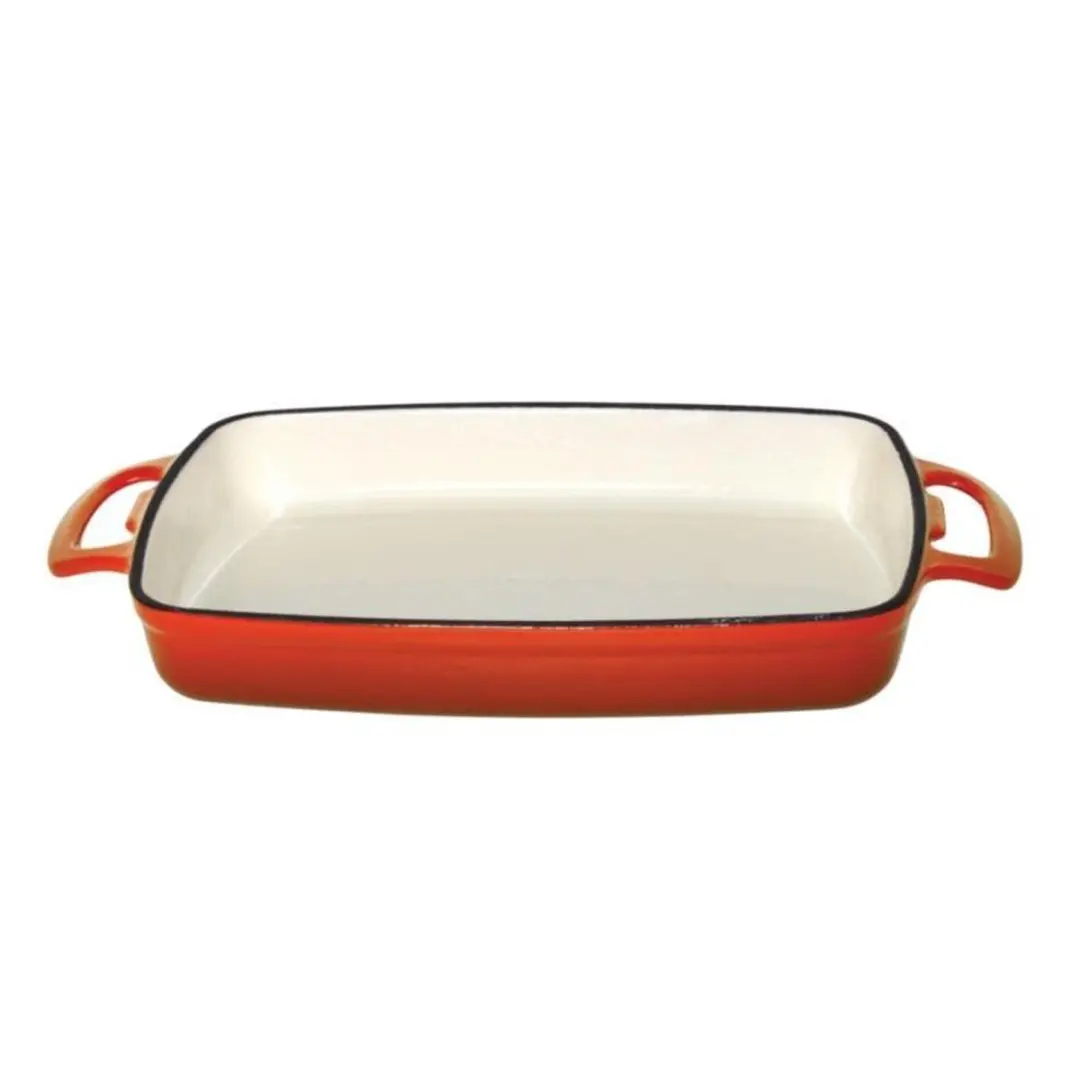 Vogue Gietijzeren Ovenschaal GH321 - 18L - Oranje
