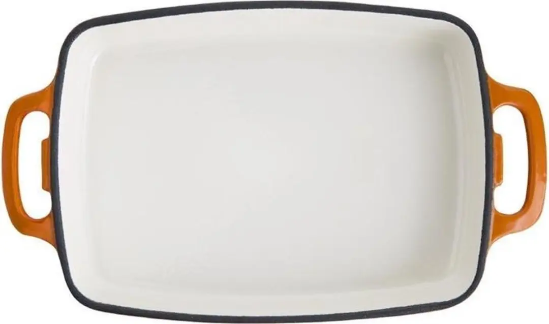 Vogue Gietijzeren Ovenschaal GH321 - 18L - Oranje