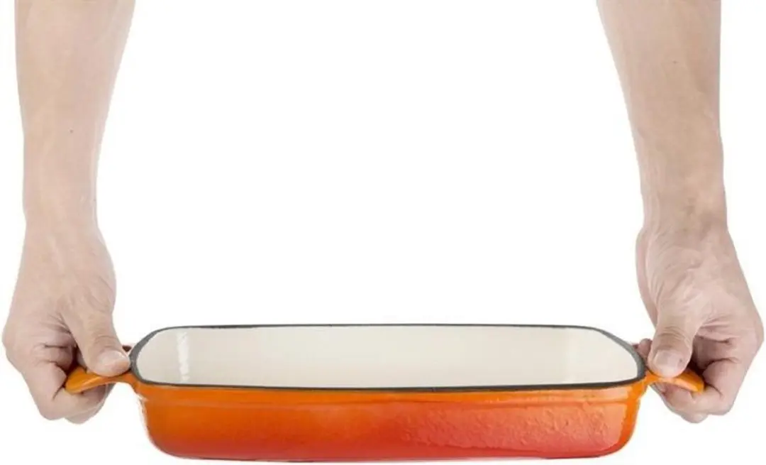 Vogue Gietijzeren Ovenschaal GH321 - 18L - Oranje