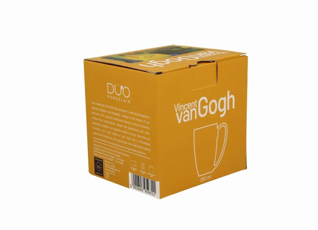 Duo Mok 'Terrace at Night' Van Gogh - Porselein 360ml - Multicolor