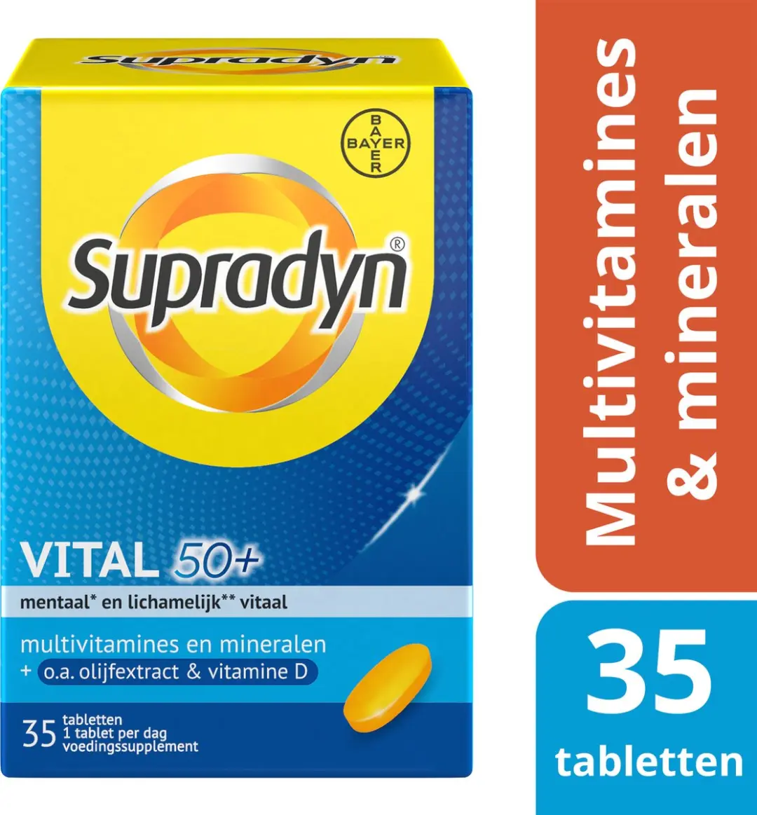 Supradyn Vital 50+ Multivitaminen Tabletten - 35 Stuks