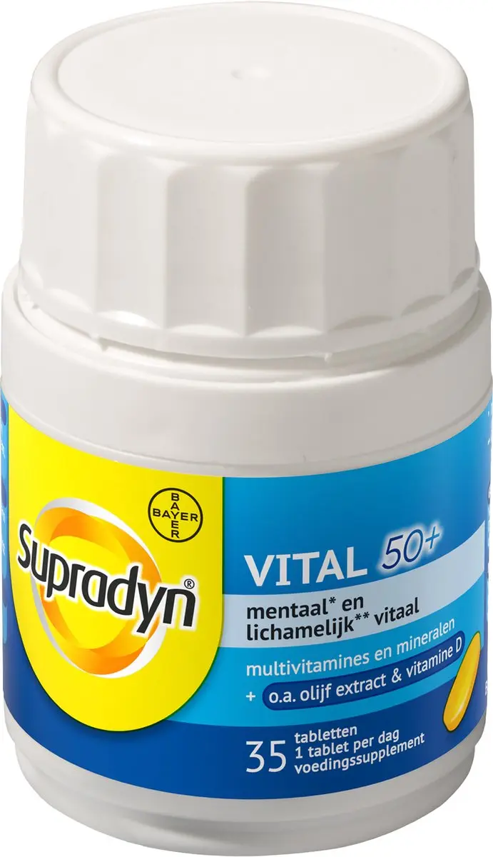 Supradyn Vital 50+ Multivitaminen Tabletten - 35 Stuks