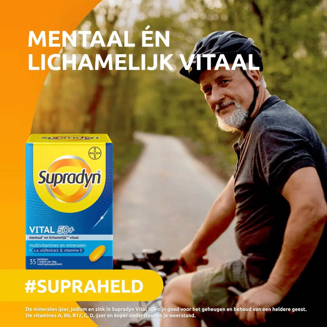 Supradyn Vital 50+ Multivitaminen Tabletten - 35 Stuks