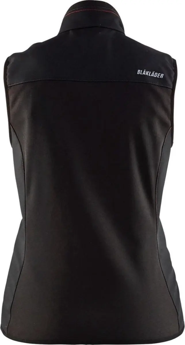 Blåkläder 3851 Dames Softshell Bodywarmer - M - Zwart/Rood