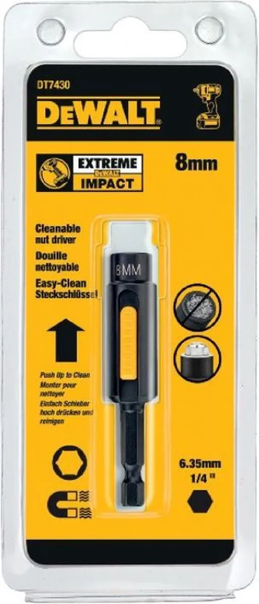 DeWalt DT7430 Magnetische Bit Dopsleutel 8mm