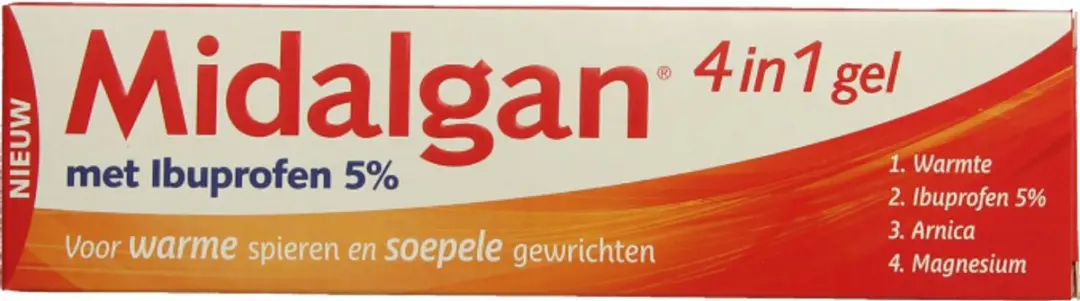 Midalgan Ibuprofen 4-in-1 Gel 100g