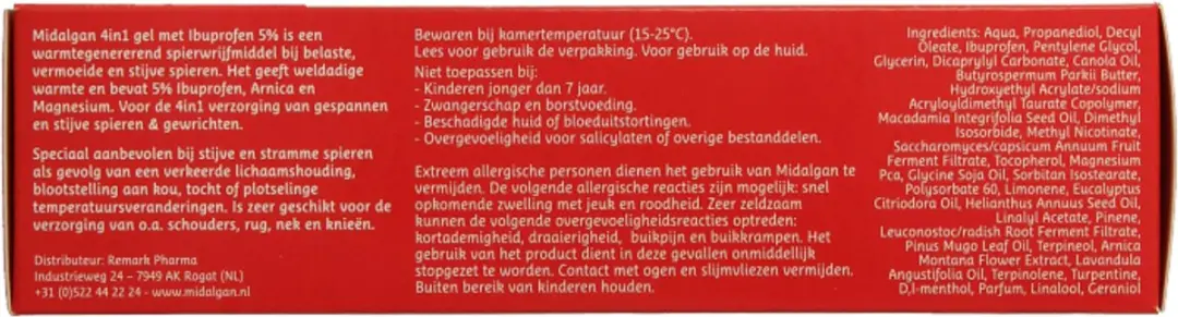 Midalgan Ibuprofen 4-in-1 Gel 100g