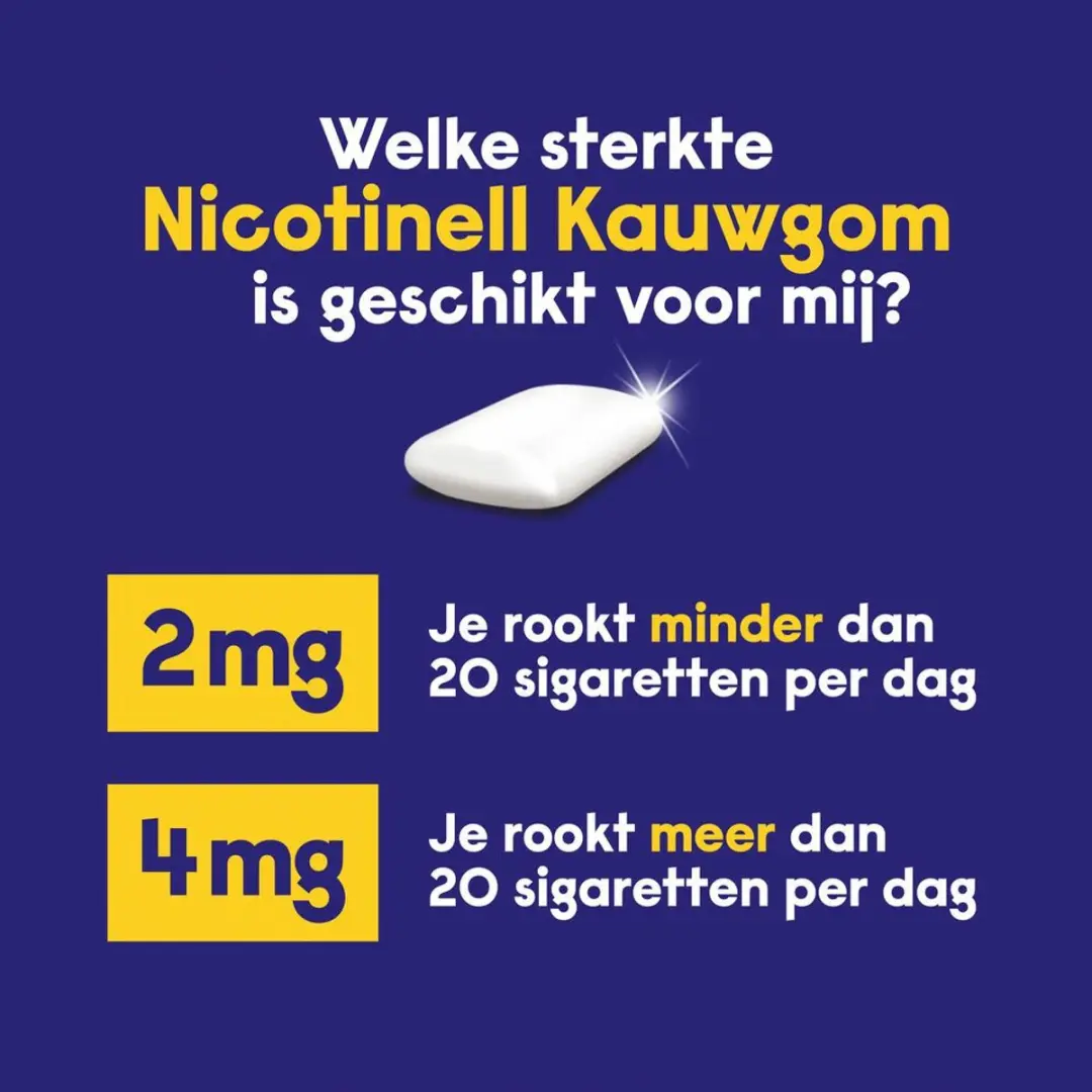 Nicotinell Kauwgom Fruit 2mg - 48 Stuks