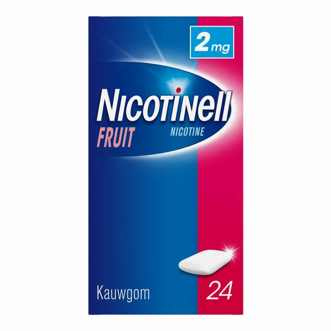 Nicotinell Kauwgom Fruit 2mg - 48 Stuks