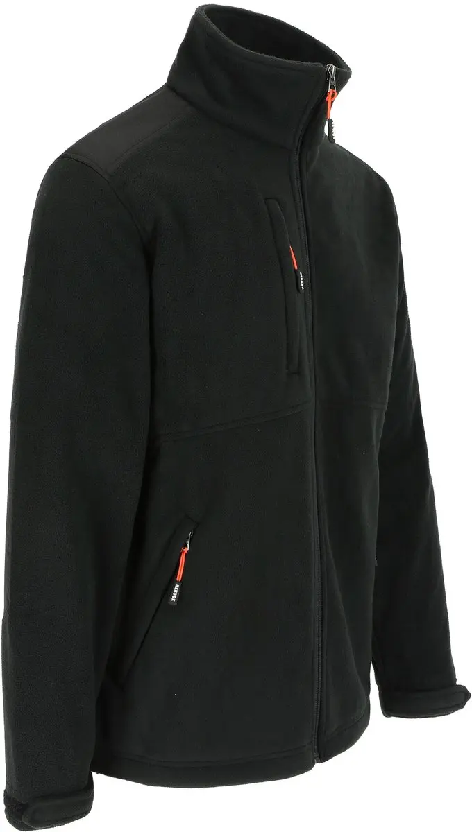 Herock Marcus Fleecejack - M - Zwart