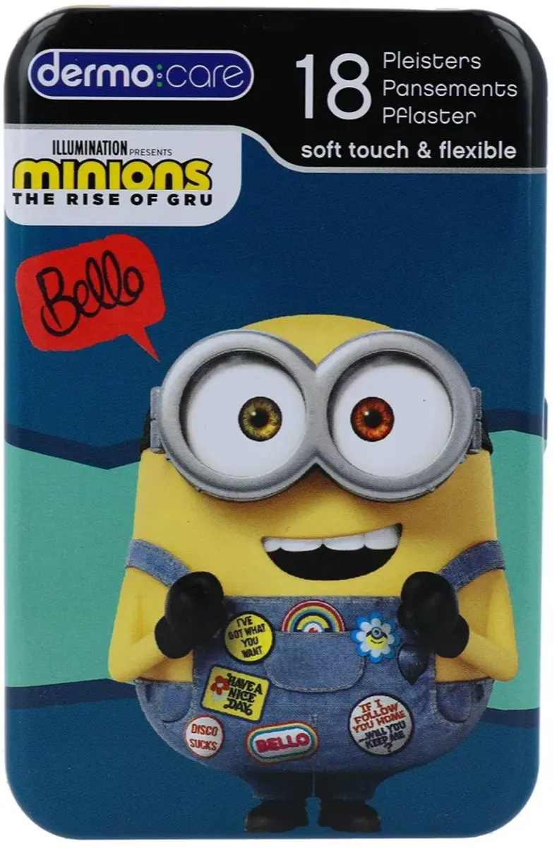 Dermo Care Minions Pleisterblik - 18 Stuks