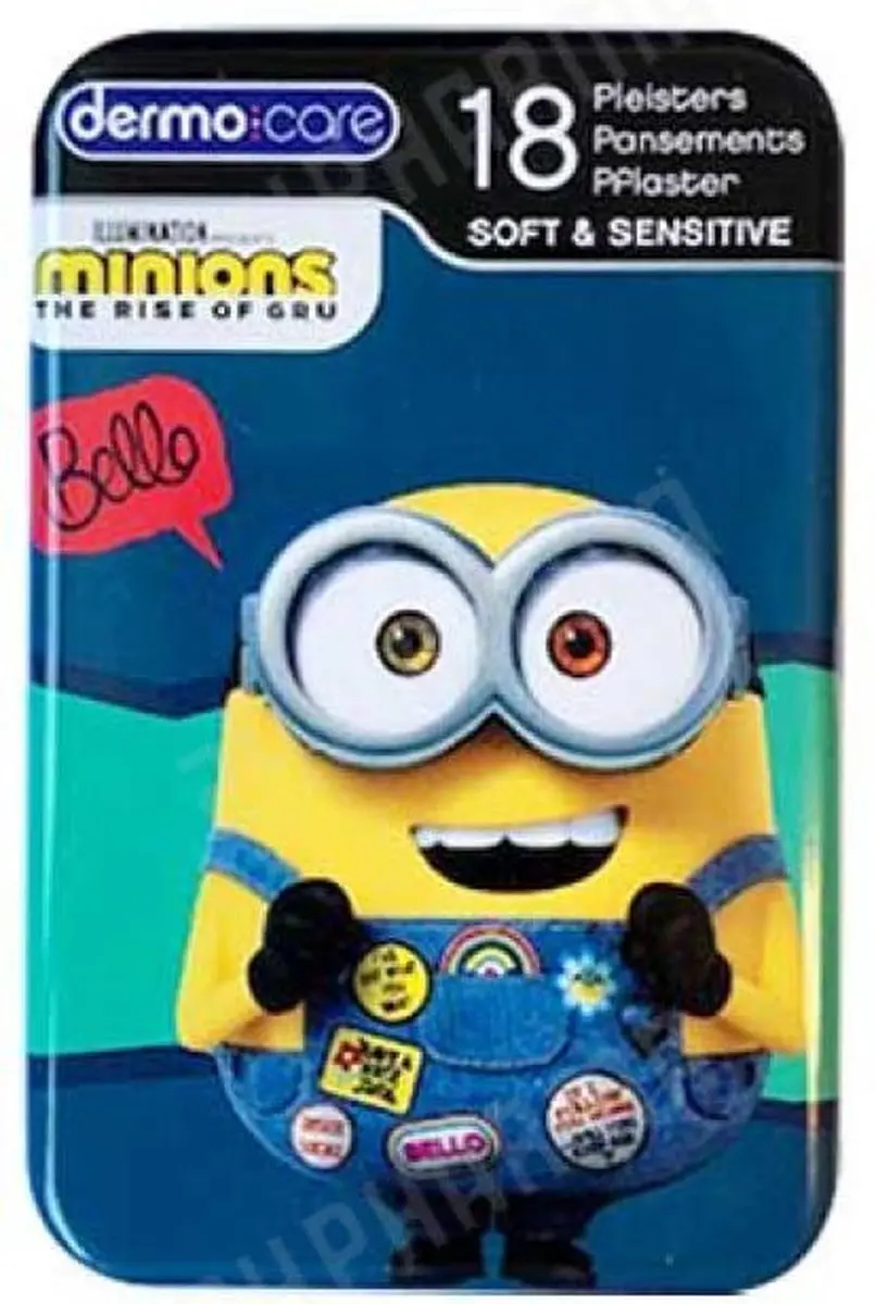 Dermo Care Minions Pleisterblik - 18 Stuks