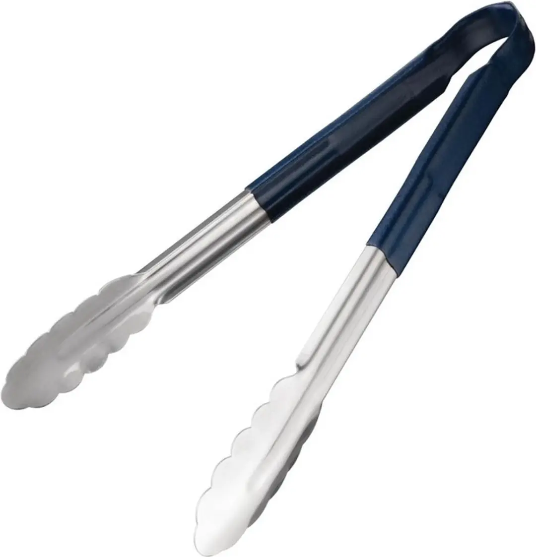 Vogue Hygiplas Serveertang Blauw RVS 30cm