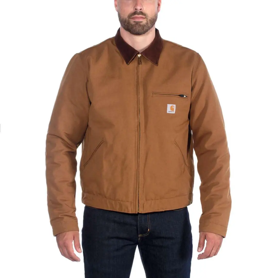 Carhartt Duck Detroit Jacket - Bruin L - afbeelding 6 van 6