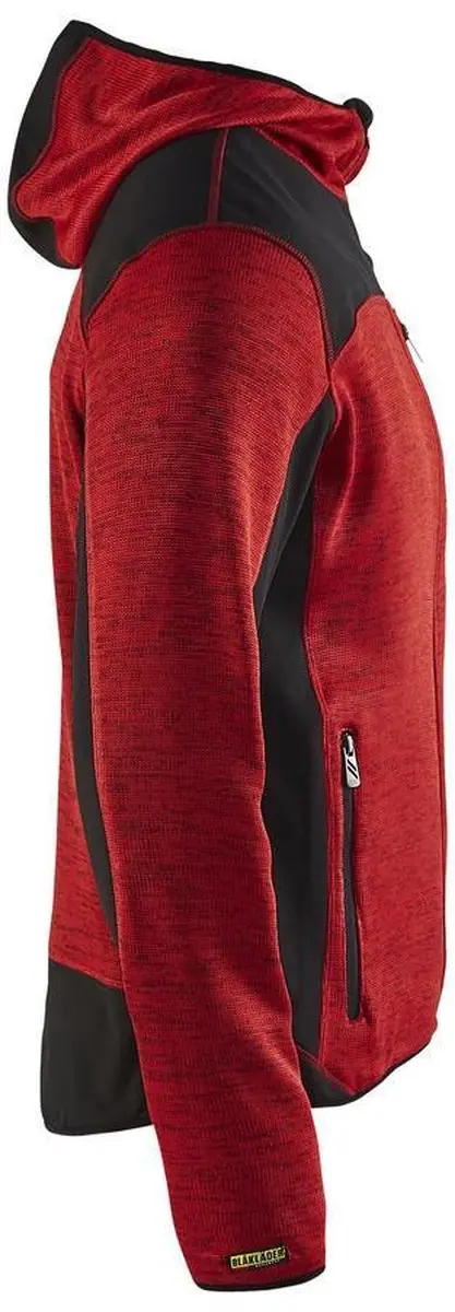 Blåkläder Gebreid Vest 4930-2117 - Rood/Zwart - 3XL