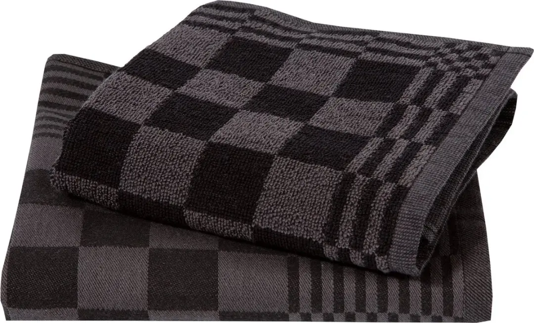 Ten Cate Keukenset Chess Zwart - 2 Stuks