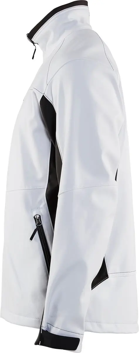 Blåkläder Softshell Jack 49502516 - 4XL - Wit/Donkergrijs