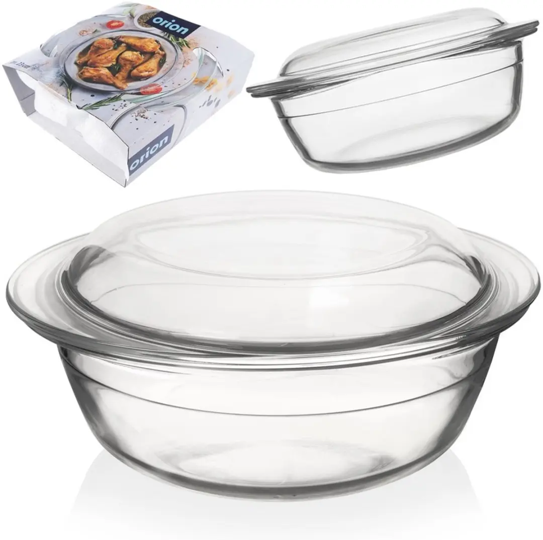 Orion Ovenschaal Borosilicaatglas 2,2L - 27x23x11,5cm - Transparant