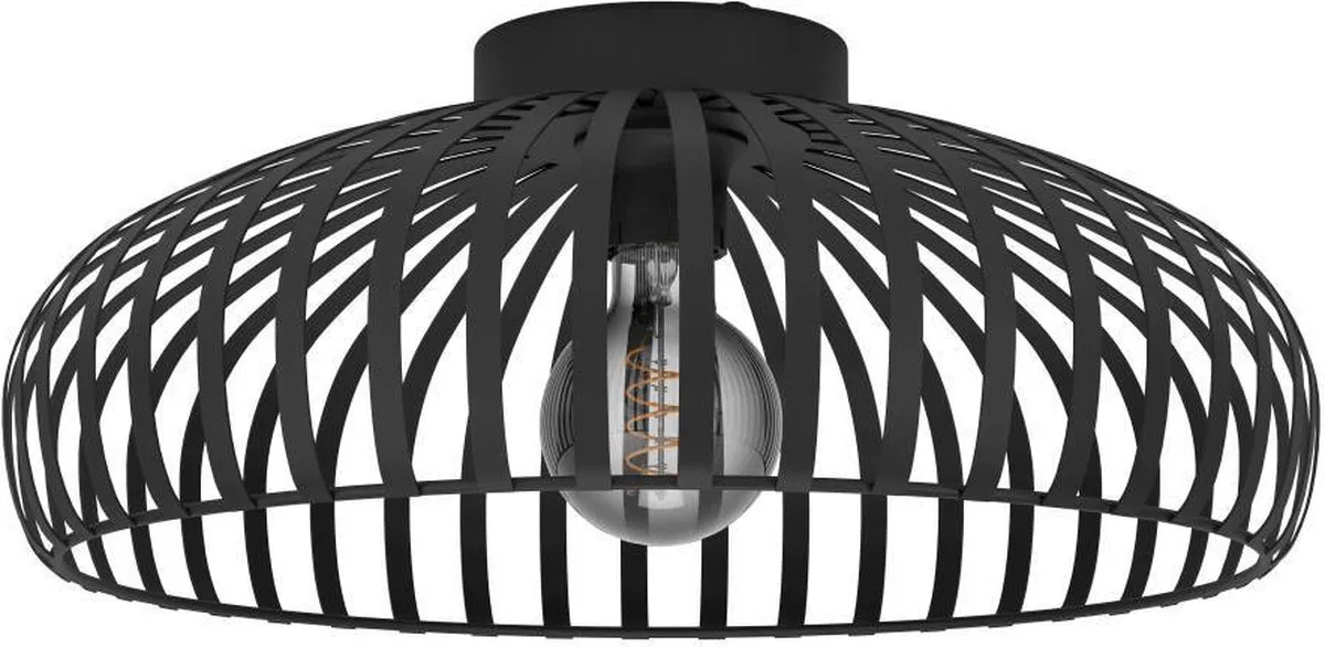Eglo Mogano 3 Plafondlamp E27 - Ø43cm - Zwart