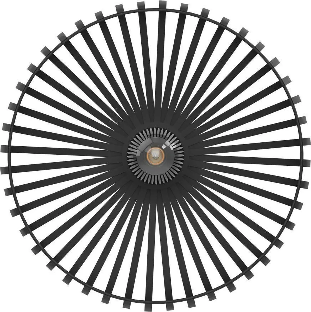 Eglo Mogano 3 Plafondlamp E27 - Ø43cm - Zwart