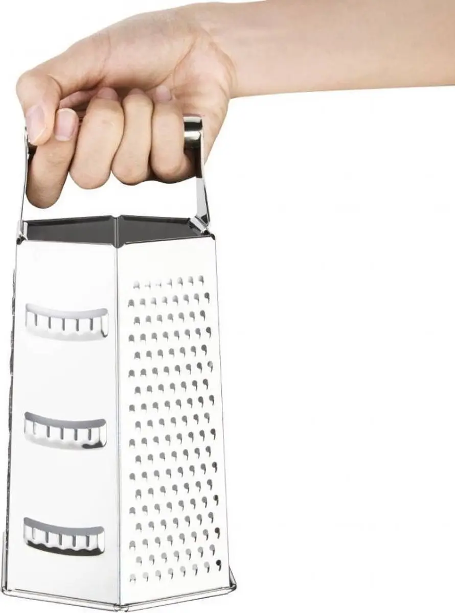 Vogue Professionele 6-zijdige Rasp - RVS