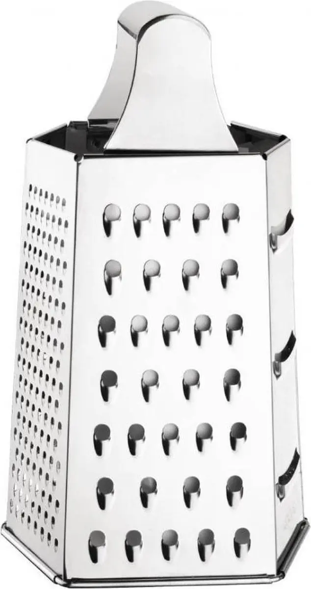 Vogue Professionele 6-zijdige Rasp - RVS