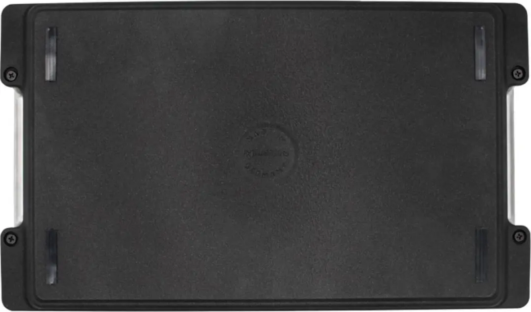 Eurolux Grilplaat RVS Grepen 41cm - Zwart