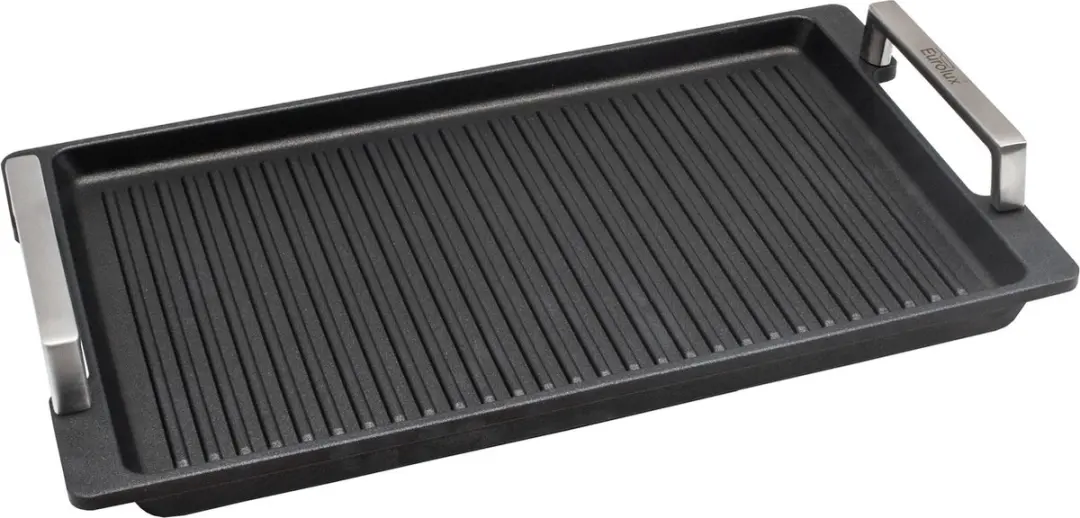 Eurolux Grilplaat RVS Grepen 41cm