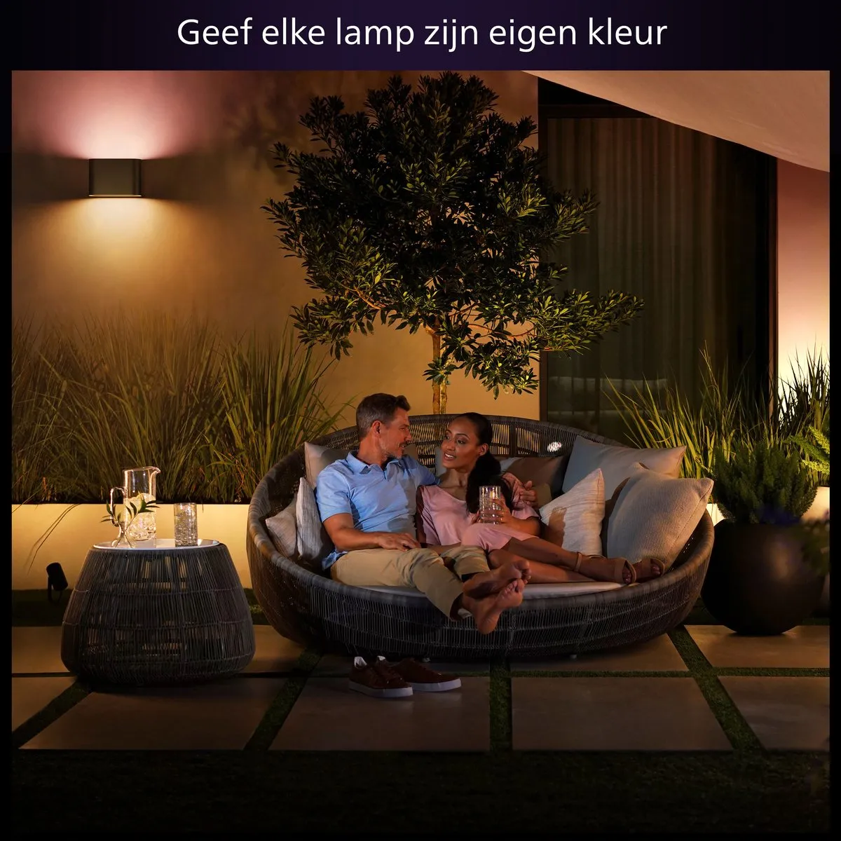 Philips Hue Dymera Muurlamp - Zwart