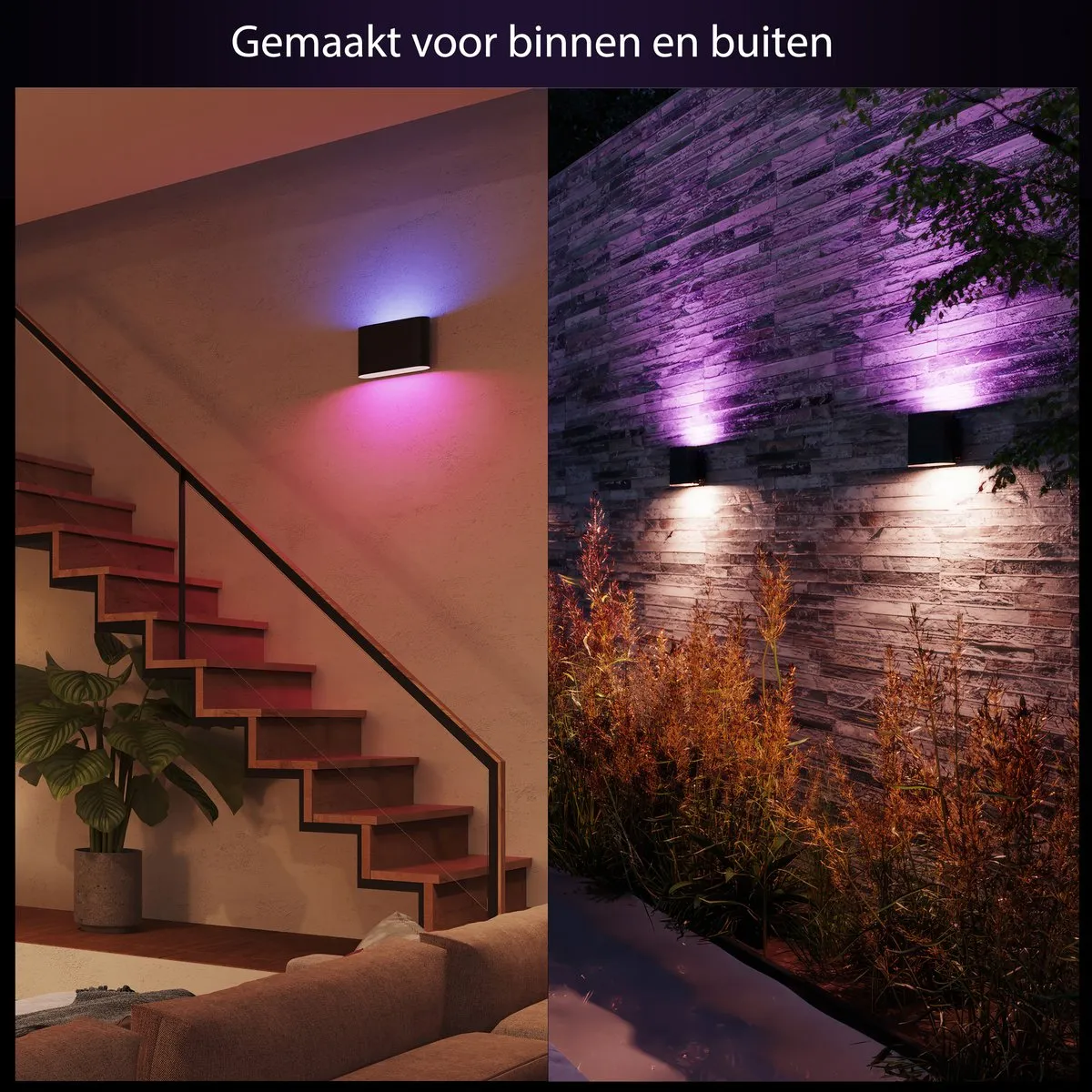 Philips Hue Dymera Muurlamp - Zwart